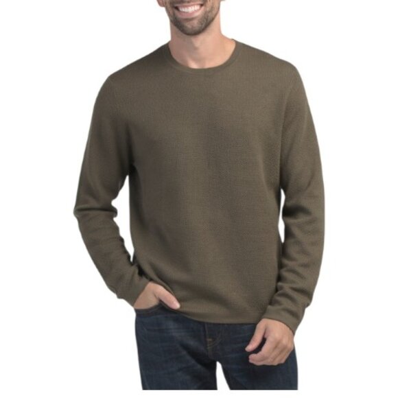RAG & BONE Gravel Russ Long Sleeve Crew Neck Sweater - Picture 1 of 2